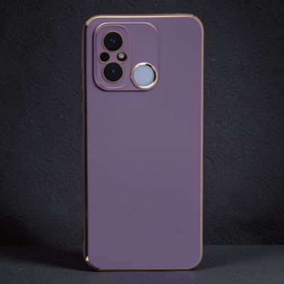 Xiaomi Redmi 12c Kılıf Volet Silikon - Mor
