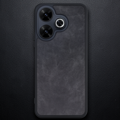 Xiaomi Redmi 13 4g Kılıf Aras Deri Kapak - Siyah