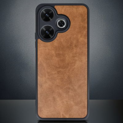 Xiaomi Redmi 13 4g Kılıf Aras Deri Kapak - Taba