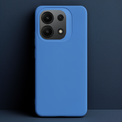 Xiaomi Redmi 13 4g Kılıf First Silikon - Mavi