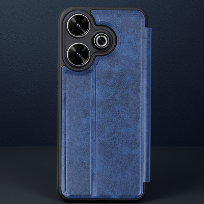 Xiaomi Redmi 13 4g Kılıf Flip Cover - Lacivert