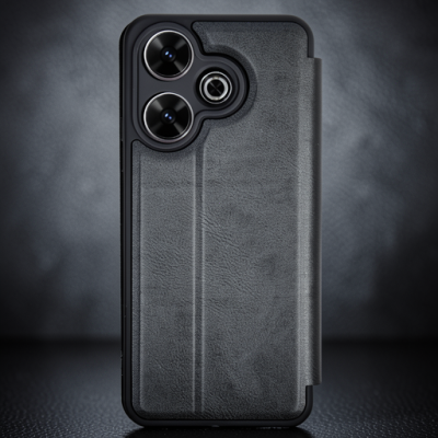 Xiaomi Redmi 13 4g Kılıf Flip Cover - Siyah