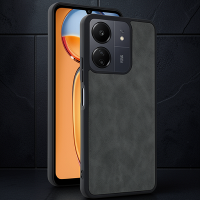Xiaomi Redmi 13c Kılıf Aras Deri Kapak - Açık Yeşil