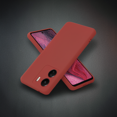 Xiaomi Redmi 13c Kılıf First Silikon - Bordo