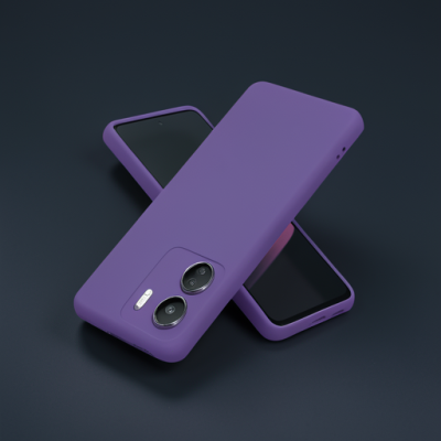 Xiaomi Redmi 13c Kılıf First Silikon - Mor