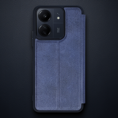Xiaomi Redmi 13c Kılıf Flip Cover - Lacivert