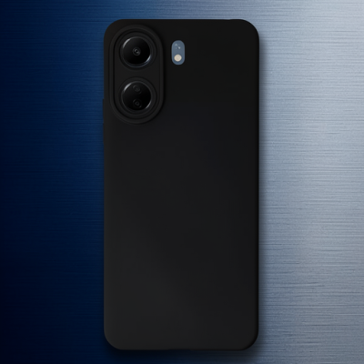 Xiaomi Redmi 13c Kılıf Nano İçi Kadife Silikon - Siyah