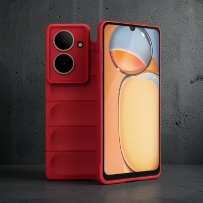 Xiaomi Redmi 13c Kılıf Optimum Silikon - Krem