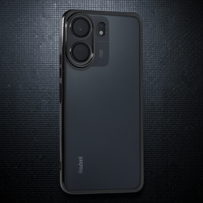 Xiaomi Redmi 13c Kılıf Razer Lensli Silikon - Siyah
