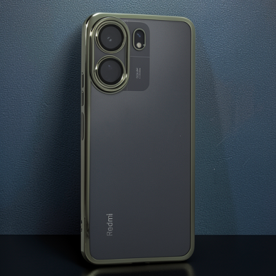 Xiaomi Redmi 13c Kılıf Razer Lensli Silikon - Yeşil