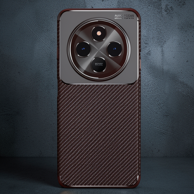 Xiaomi Redmi 14c Kılıf Auto Focus Karbon Kapak - Koyu Yeşil