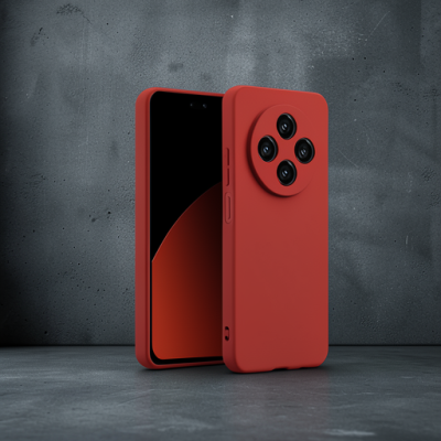 Xiaomi Redmi 14c Kılıf Nano İçi Kadife Silikon - Kırmızı