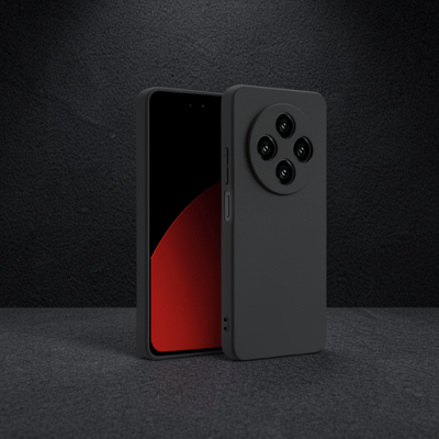 Xiaomi Redmi 14c Kılıf Nano İçi Kadife Silikon - Siyah