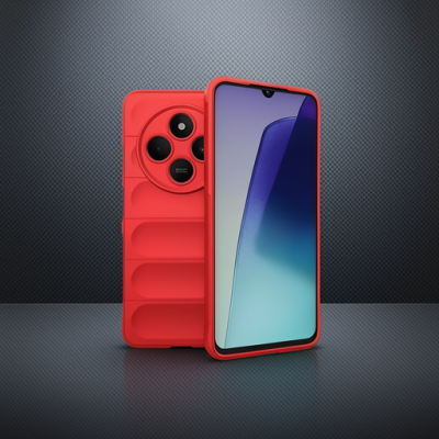 Xiaomi Redmi 14c Kılıf Optimum Silikon - Kırmızı