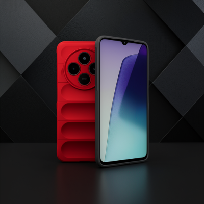 Xiaomi Redmi 14c Kılıf Optimum Silikon - Koyu Yeşil