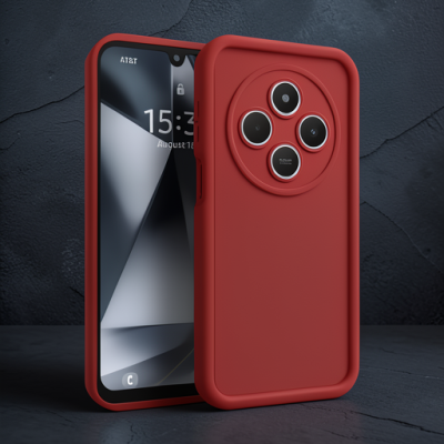 Xiaomi Redmi 14c Kılıf Viera Silikon - Kırmızı