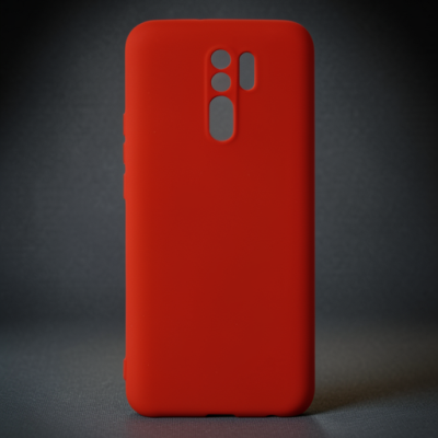 Xiaomi Redmi 9 Kılıf Nano İçi Kadife Silikon - Kırmızı