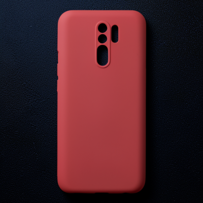 Xiaomi Redmi 9 Kılıf Nano İçi Kadife Silikon - Pudra