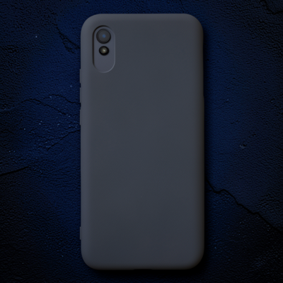 Xiaomi Redmi 9a Kılıf Nano İçi Kadife Silikon - Gri