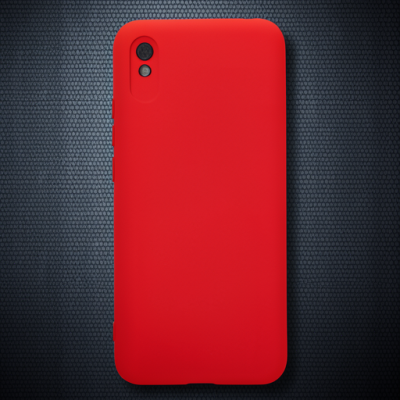 Xiaomi Redmi 9a Kılıf Nano İçi Kadife Silikon - Kırmızı