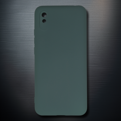 Xiaomi Redmi 9a Kılıf Nano İçi Kadife Silikon - Koyu Yeşil