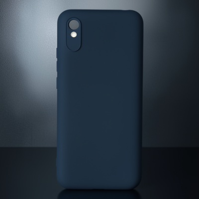 Xiaomi Redmi 9a Kılıf Nano İçi Kadife Silikon - Lacivert