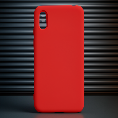 Xiaomi Redmi 9a Kılıf Nano İçi Kadife Silikon - Pudra