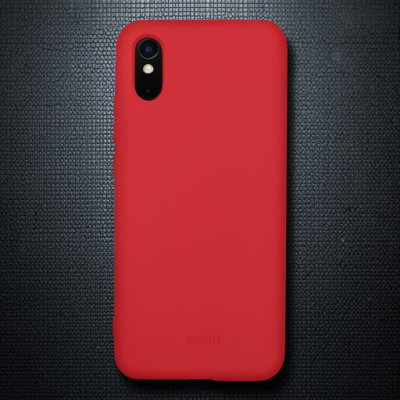 Xiaomi Redmi 9a Kılıf Nano İçi Kadife Silikon - Sarı