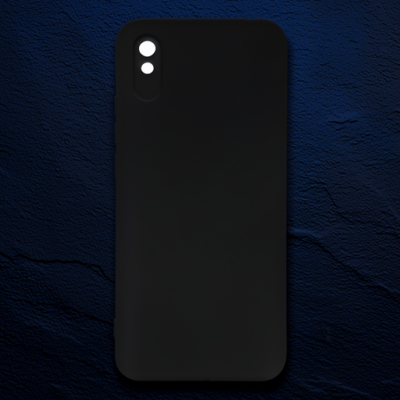 Xiaomi Redmi 9a Kılıf Nano İçi Kadife Silikon - Siyah