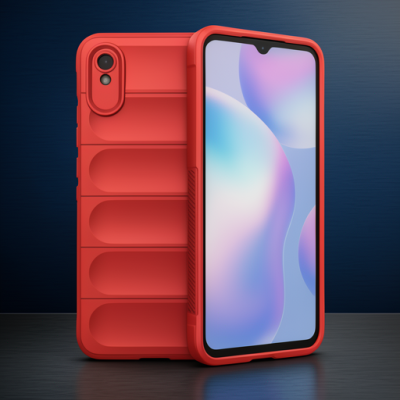 Xiaomi Redmi 9a Kılıf Optimum Silikon - Kırmızı