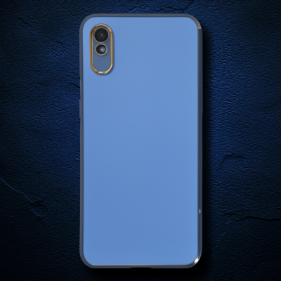Xiaomi Redmi 9a Kılıf Volet Silikon - Mavi