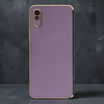 Xiaomi Redmi 9a Kılıf Volet Silikon - Mor