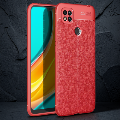 Xiaomi Redmi 9c Kılıf Auto Focus Kapak - Kırmızı