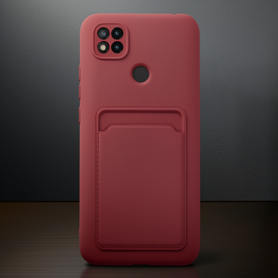 Xiaomi Redmi 9c Kılıf Kelvin Kartvizitli Silikon - Lila