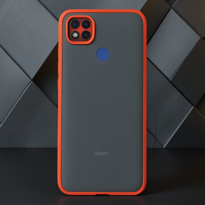 Xiaomi Redmi 9c Kılıf Montreal Silikon Kapak - Kırmızı
