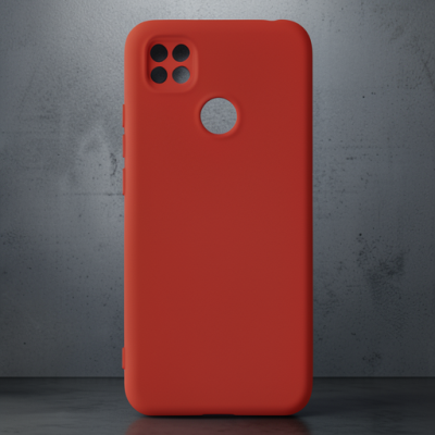 Xiaomi Redmi 9c Kılıf Nano İçi Kadife Silikon - Kırmızı