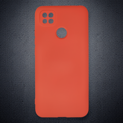 Xiaomi Redmi 9c Kılıf Nano İçi Kadife Silikon - Turuncu