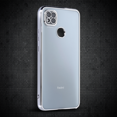 Xiaomi Redmi 9c Kılıf Razer Lensli Silikon - Gümüş