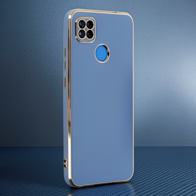 Xiaomi Redmi 9c Kılıf Volet Silikon - Mavi
