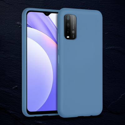Xiaomi Redmi 9t Kılıf Nano İçi Kadife Silikon - Mavi