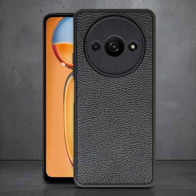Xiaomi Redmi A3 4g Kılıf Aras Deri Kapak - Siyah
