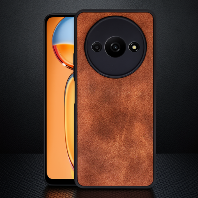 Xiaomi Redmi A3 4g Kılıf Aras Deri Kapak - Taba
