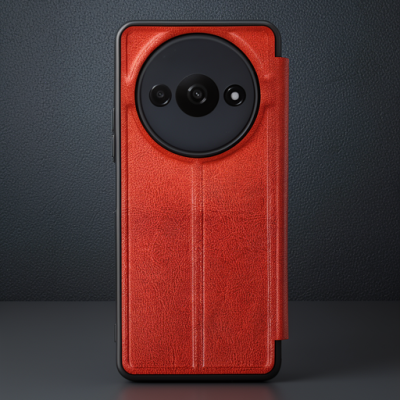 Xiaomi Redmi A3 4g Kılıf Flip Cover - Kırmızı