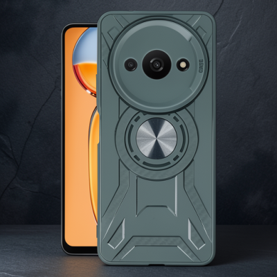 Xiaomi Redmi A3 4g Kılıf Lincoln Silikon - Koyu Yeşil