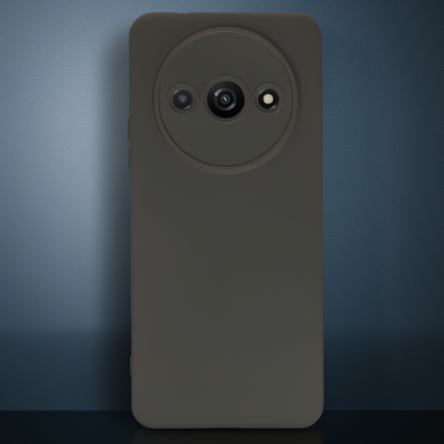 Xiaomi Redmi A3 4g Kılıf Nano İçi Kadife Silikon - Koyu Yeşil