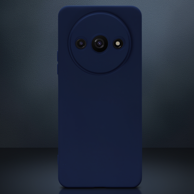 Xiaomi Redmi A3 4g Kılıf Nano İçi Kadife Silikon - Lacivert