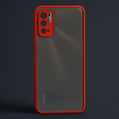 Xiaomi Redmi Note 10 5g Kılıf Montreal Silikon Kapak - Kırmızı