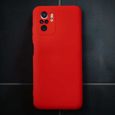 Xiaomi Redmi Note 10 Kılıf Nano İçi Kadife Silikon - Kırmızı