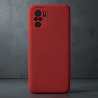 Xiaomi Redmi Note 10 Kılıf Nano İçi Kadife Silikon - Pudra