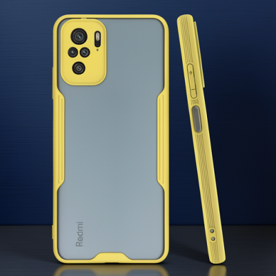 Xiaomi Redmi Note 10 Kılıf Platin Silikon - Sarı